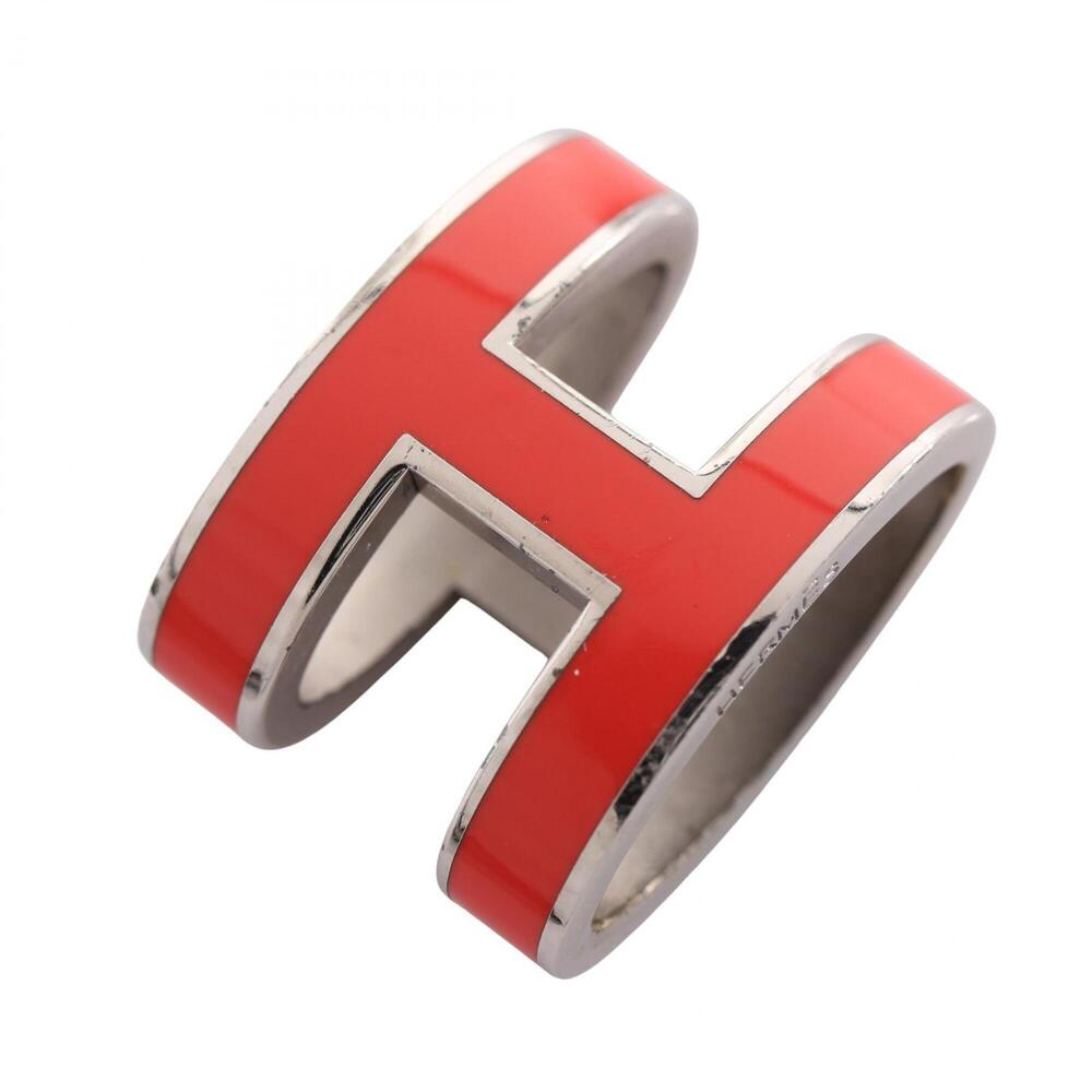 HERMES Silver Necklace